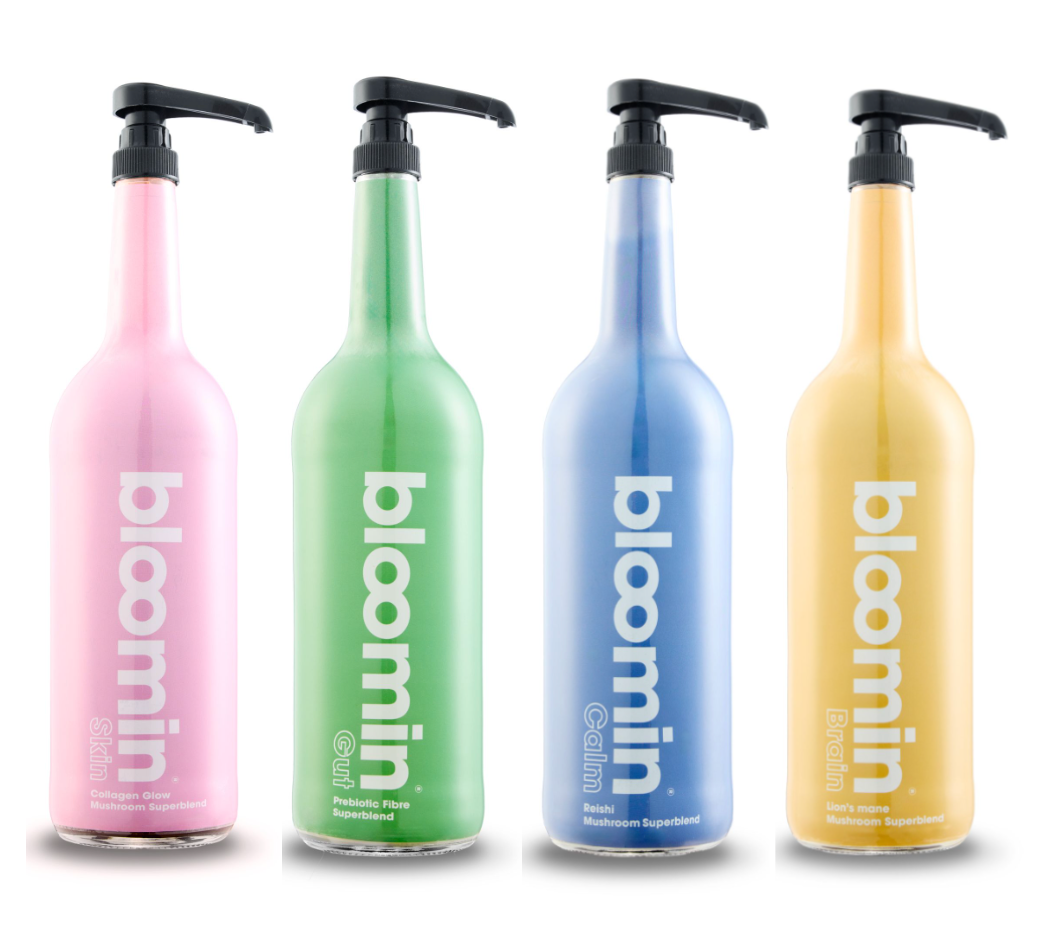 Bloomin Hospitality Starter Pack: Brain, Calm, Skin, Gut (4 bottles)